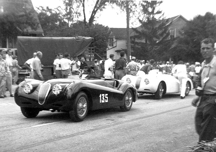Jaguar  SS Cars Racing history