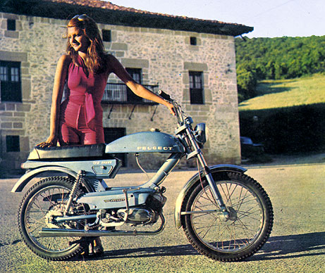 motos clásicas : ciclomotor peugeot años 70