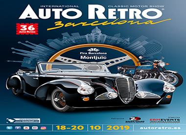 Poster Auto Retro Barcelona 2019