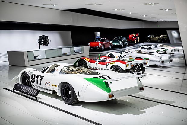 Museo Porsche Stuttgart -automóviles carreras