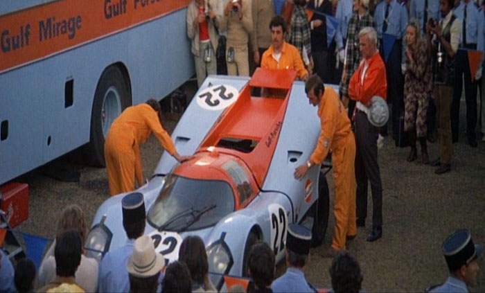 Autos peliculas: race car años 70 Le Mans Steve McQueen