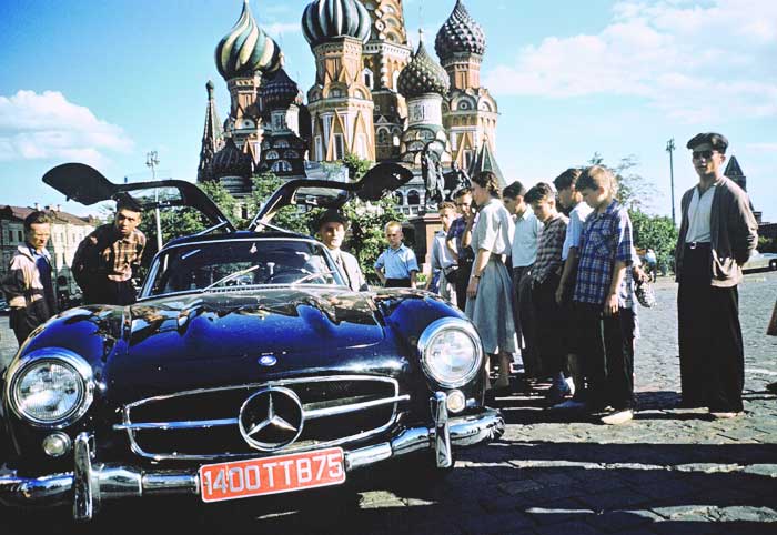 Mercedes 300 SL - Gullwing - Alas de Gaviota en Rusia