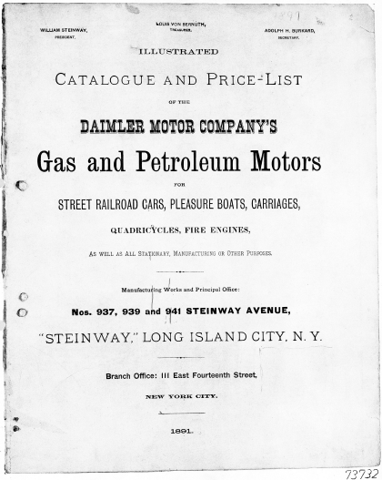 Daimler Aniversario,Daimler Motor Company en Long Island