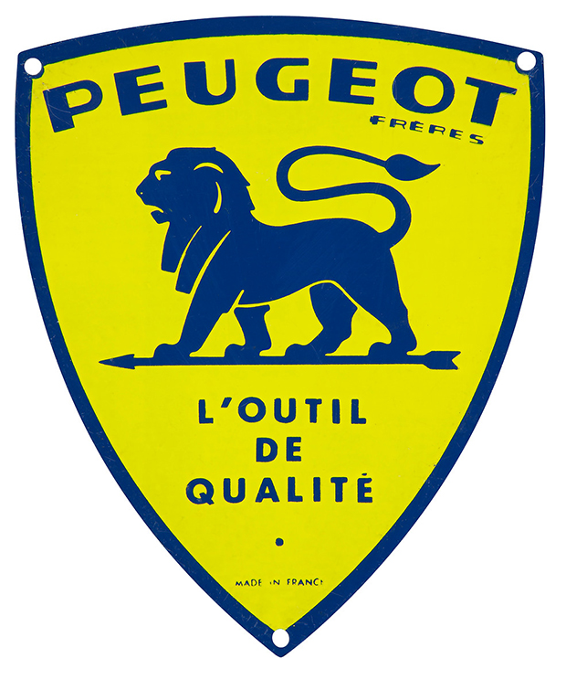 Logo león Peugeot historia