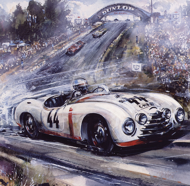 Pintura Skoda Tudor 24 horas de Le Mans 1950