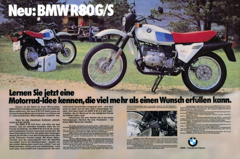 moto clásica BMW R80