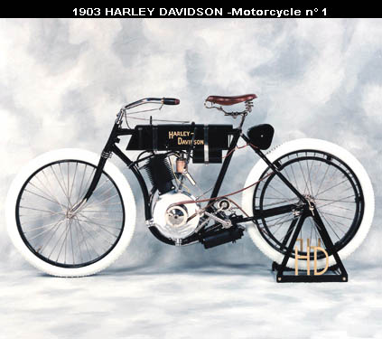 motos antiguas Harley Davidson 1903 ,motos clásicas