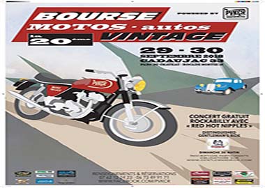 Bourse moto vintage Cadaujac france