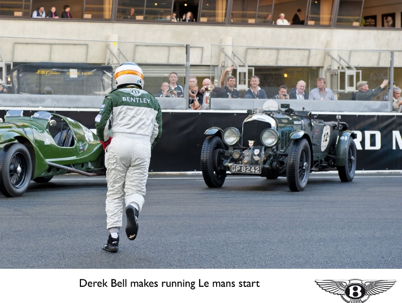 race cars -  Derek Bell y Bentley