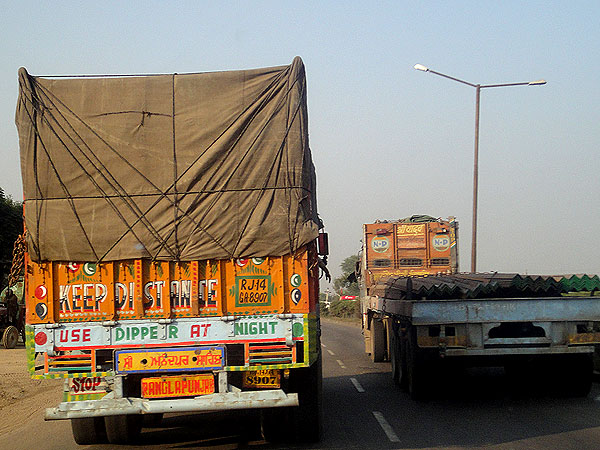Camion en India